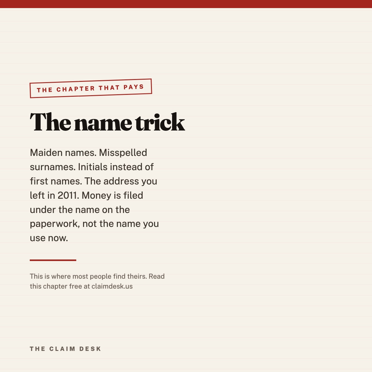 The name trick